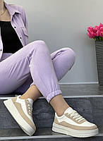 Кросівки жіночі 8 пар у ящику бежевого кольору 36-41, фото 6