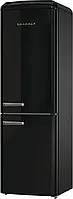 Холодильник Gorenje ONRK619DBK Retro 194 cm Czarna