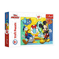 Детские пазлы Disney "Микки Маус и Веселый домик" Trefl 18289 30 элементов , Land of Toys