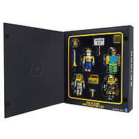 Игровой набор Four Figure Pack Roblox Icons - 15th Anniversary Gold Collector s Set, 4 фигурки и аксессуары