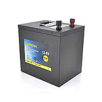Аккумуляторная батарея Vipow LiFePO4 12,8V 200Ah со встроенной ВМS платой 100A (230*340*300) g