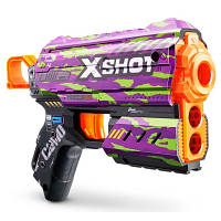 Игрушечное оружие Zuru X-Shot Быстрострельный бластер Skins Flux Crucifer (8 патронов) (36516J) - Топ Продаж!