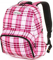 Городской розовый рюкзак небольшого размера 15L Campus City Cruiser в клетку Salex Міський рожевий рюкзак