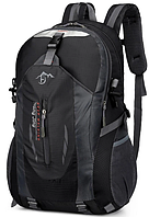 Легкий спортивний рюкзак 25L Keep Walking чорний Salex
