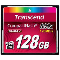 Карта памяти Transcend Compact Flash Card 128Gb 800X (TS128GCF800)