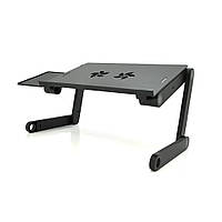 Стол-подставка под ноутбук Aluminium Laptop Table (430*275) 2 USB FAN LV-DN01 Q6 g