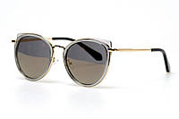 Серые классические женские очки солнцезащитные женские очки на лето Salex Сірі класичні жіночі окуляри