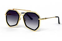 Очки звучные для женщин глазки на лето с солнцезащитой Gucci Salex Окуляри гучі для жінок очки на літо з