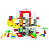 Игровой набор Гараж с лифтом Wader 50310, 3 уровня, Land of Toys