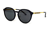 Черные брендовые женские очки для солнца очки солнцезащитные Gucci Salex Чорні брендові жіночі окуляри для
