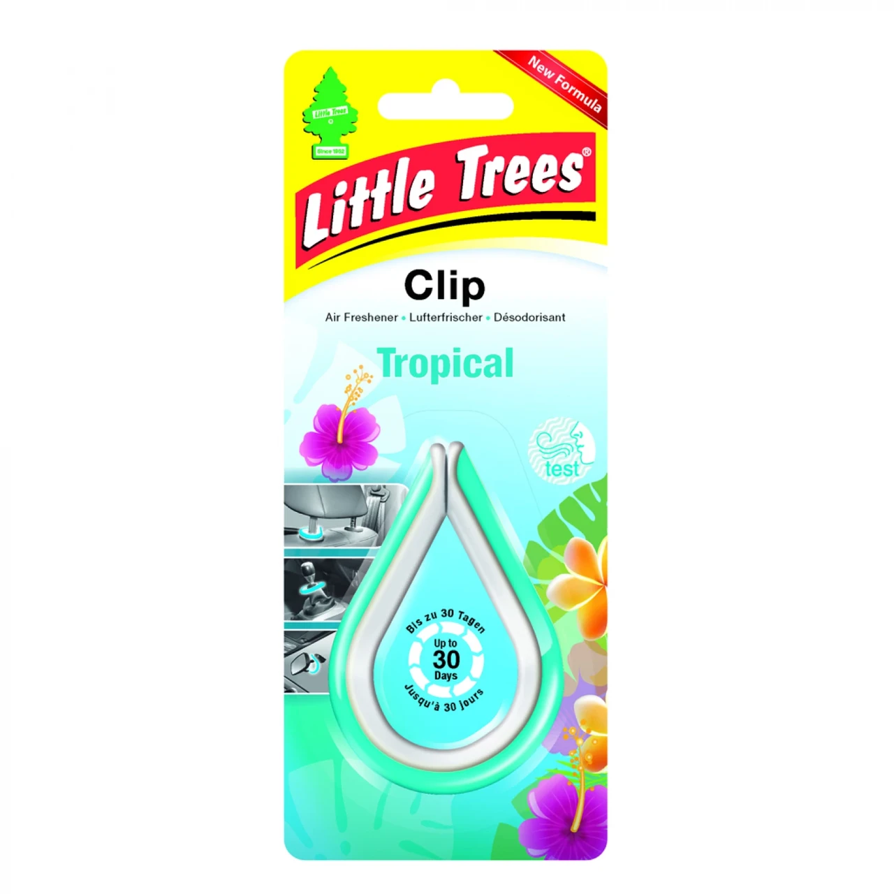 Ароматизатор автомобільний Clip Тропікана 30 г кліпса (9748.2) Little Trees