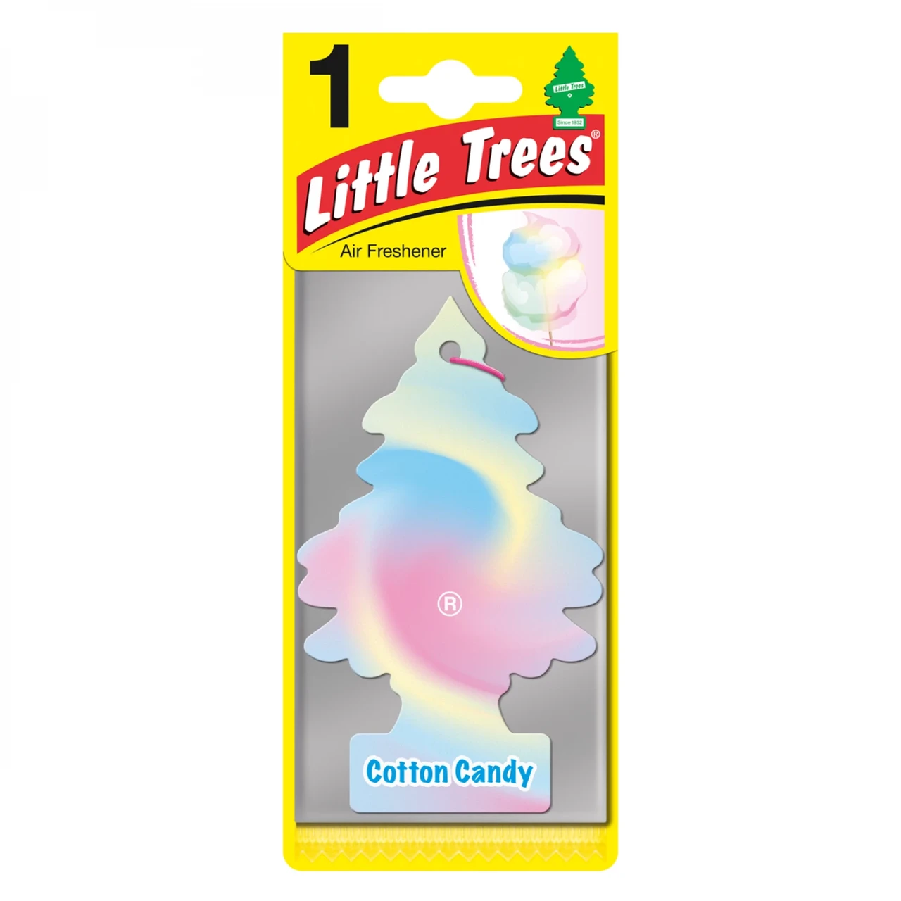 Ароматизатор автомобільний Солодка Вата 5 г (79000) Little Trees