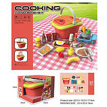 Набір продуктів 20 V 05 (32/2) 27 елементів, кошик з ручкою, наліпки, в коробці