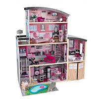 Кукольный домик Sparkle Mansion KidKraft 65826 с аксессуарами, Land of Toys