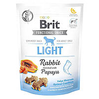 Ласощі для собак Brit Functional Snack Light 150 г (для контролю ваги) g