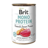 Влажный корм для собак Brit Mono Protein Tuna & Sweet Potato 400 г (тунец и батата) g