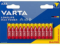 Батарейка Varta Longlife Max Power AAA BLI 12 Alkaline