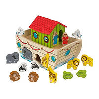 Деревянный игровой набор "Ноев ковчег" KidKraft 63244, 17 фигур, Land of Toys