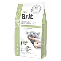 Сухой корм для кошек, при сахарном диабете Brit GF Veterinary Diet Diabetes 2 кг (курица) g