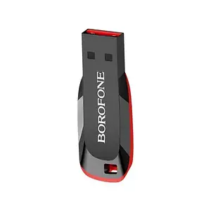 Флеш память Borofone BUD2 Generic High Speed Black Red 32GB USB 2.0