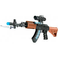 Игрушечное оружие ZIPP Toys Автомат свето-звуковой AK47, черный (827B) - Вища Якість та Гарантія!
