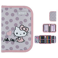 Пенал з наповненням Kite Hello Kitty HK24-622H, 1 відділення, 2 відвороти