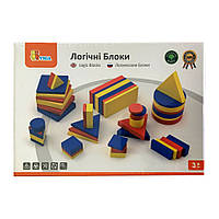 Обучающий набор Логические блоки Дьенеша Viga Toys 56164U, 48 деталей, Land of Toys