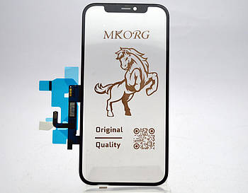 Тачскрін (Сенсор) Apple iPhone 12/12 Pro з мікросхемою та плівкою ОСА Original/Оригінал