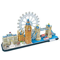 Трехмерная головоломка-конструктор "CITY LINE LONDON" Cubic Fun MC253h, Land of Toys