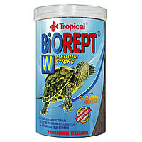 Сухий корм для водоплавних черепах Tropical в паличках Biorept W 1 л g
