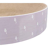 Картонная когтеточка-лежак с мятой Trixie Lilly ø 45 × 10 см (розовая) d