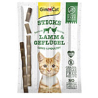 Лакомство для кошек GimCat Sticks 4 шт. (ягненок) g