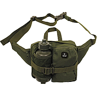 Тактическая сумка с флягой MFH Waist Bag Олива, поясная сумка, сумка на пояс