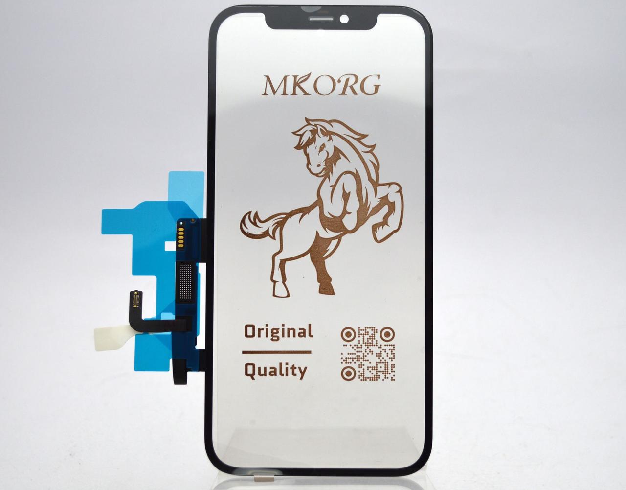 Тачскрін (Сенсор) Apple iPhone 12/12 Pro (без мікросхеми) з плівкою OCA Original/Оригінал