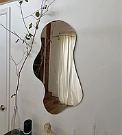 Дзеркало фігурне на стіну | Красиве настінне дзеркало для дому №8