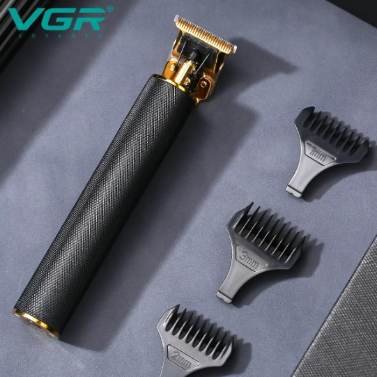 Акумуляторний тример VGR V-085 для барберів із гравюрою, 3 установки довжини
