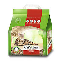 Наполнитель туалета для кошек Cat's Best Original 5 л / 2.1 кг (древесный) g