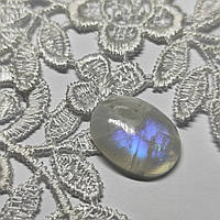 Натуральный лунный камень кабошон овал для изготовления украшений ювелирная вставка голубая иризация