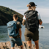 Водонепроникний рюкзак Red Waterproof Backpack 30L, Black, фото 11