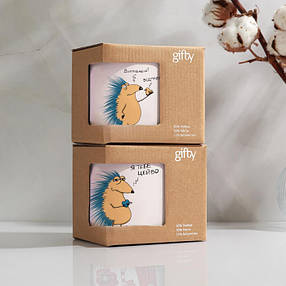 Чашка з Їжаком Я тебе цейво Gifty, фото 3