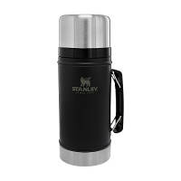 Термос Stanley Харчовий Classic Legendary Matte Black 0.94 л (6939236347990) - Вища Якість та Гарантія!