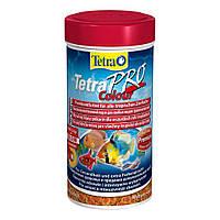 Сухой корм для аквариумных рыб Tetra в чипсах TetraPro Colour 250 мл (для всех аквариумных рыб) d