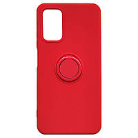 Чехол Silicone Cover Ring Xiaomi Redmi 9T Red KS, код: 8111827