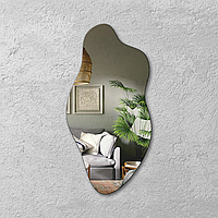 Дзеркало фігурне на стіну | Красиве настінне дзеркало для дому №11