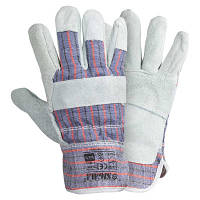 Защитные перчатки Sigma комбинированные замшевые (9448321)