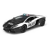 Автомобиль на радиоуправлении LAMBORGHINI AVENTADOR POLICE KS DRIVE 114GLPCWB с мигалками, Land of Toys