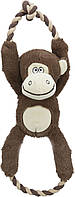 Іграшка Trixie для собак Мавпа зі звуком поліестер/бавовна коричнева 40 см g