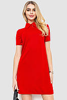 Платье повседневное, цвет красный, 214R0040