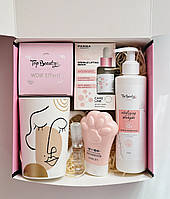 Подарунковий доглядовий набір для дівчини: "Pink Care Line" в коробочці.