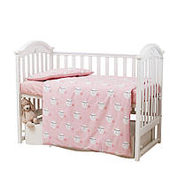 Постельный комплект Moon pink Premium Glamour Limited Twins 3064-PGNEWM-08, 3 элемента, Land of Toys